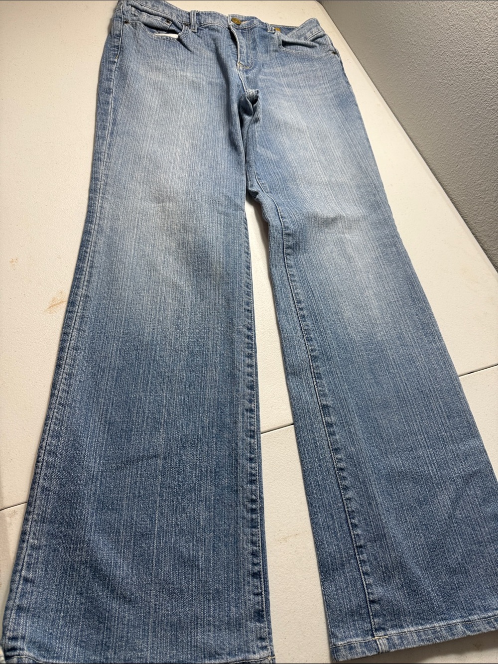 Seven7 Light Wash Wide Leg Jeans